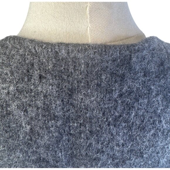 Uniqlo Small Wool V-Neck Sweater Gray - Picture 15 of 16